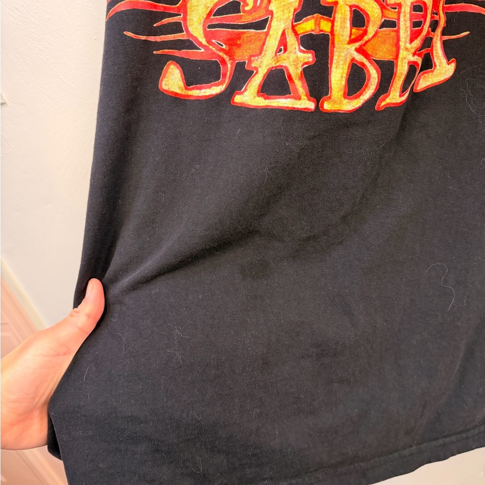 Sabbi Born Original Tunic Tee Tshirt Flames Mermaid Cowgirl - Picture 3 of 11